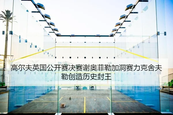 高尔夫英国公开赛决赛谢奥菲勒加洞赛力克舍夫勒创造历史封王